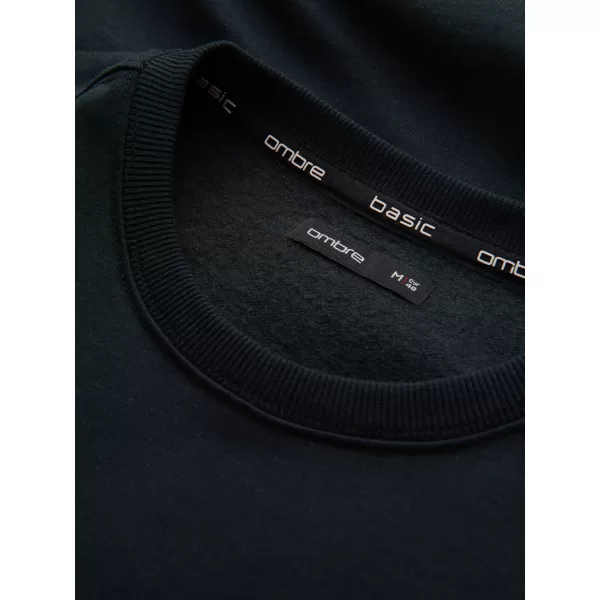  Muška dukserica OMBRE OM-SSBN-0159 CRNI 