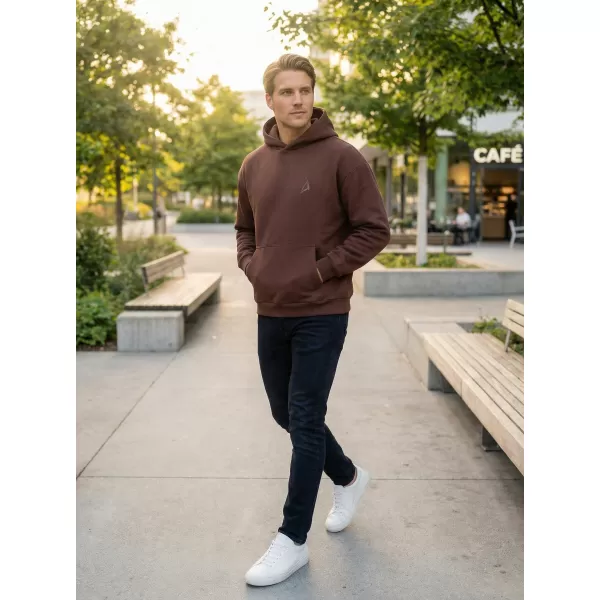  Muški sweatshirt ALTISPORT BYB/ALM002BY284 ČOKOLADNO SMEĐA 