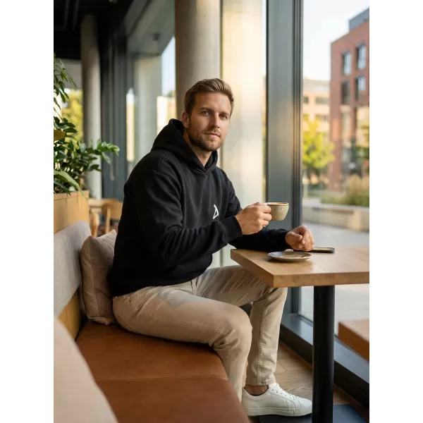  Muški sweatshirt ALTISPORT BYB/ALM002BY284 CRNA 