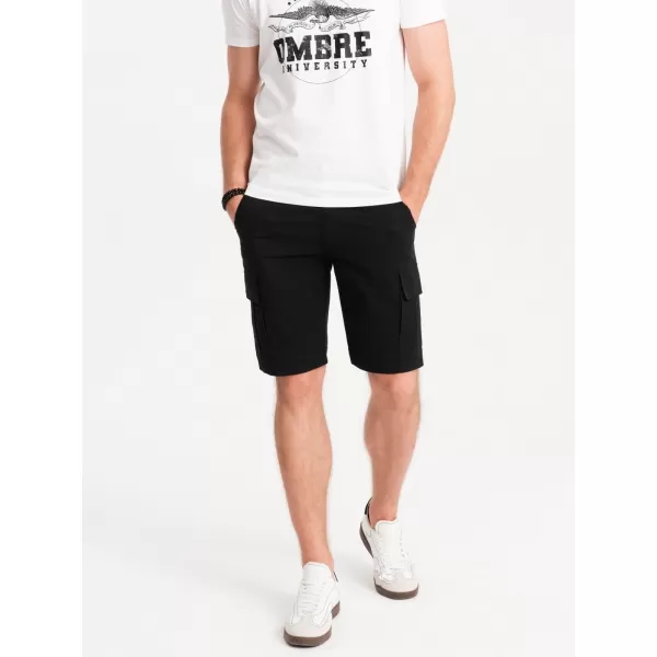  Kratke hlače OMBRE OM-SRCG-0133 CRNI 