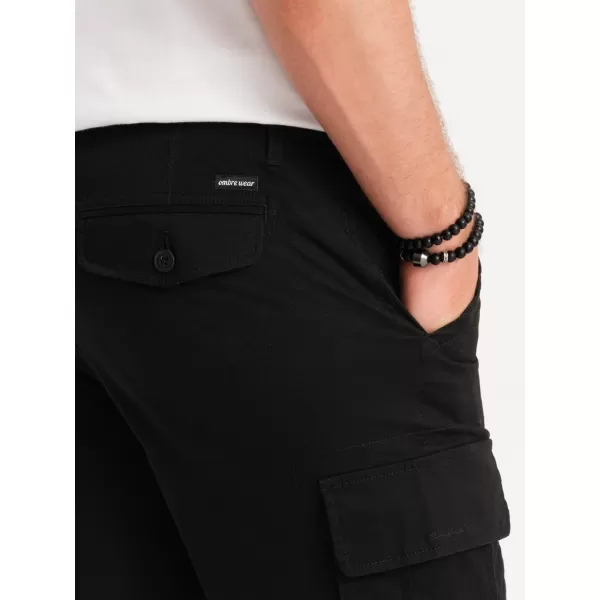  Kratke hlače OMBRE OM-SRCG-0133 CRNI 