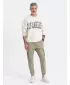 Hlače OMBRE OM-PAJO-0125 KAKI