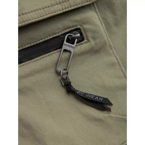 Hlače OMBRE OM-PAJO-0125 KAKI 
