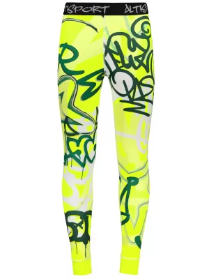Muške premium funkcionalne termo hlače ALTISPORT VOJ/ALM054TER02 FLUORESCENTNO ZELENA
