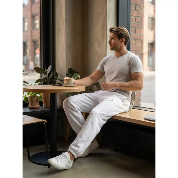 Muške trenirke ALTISPORT BYB/ALM002BY286 BIJELA 
