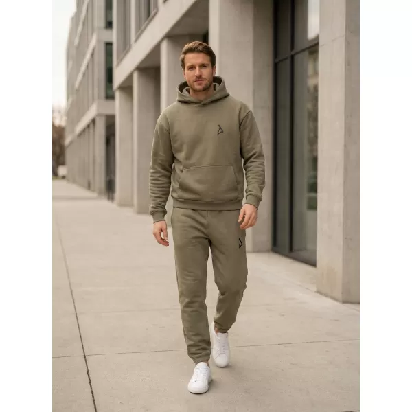 Muški sweatshirt ALTISPORT BYB/ALM002BY284 MASLINA 