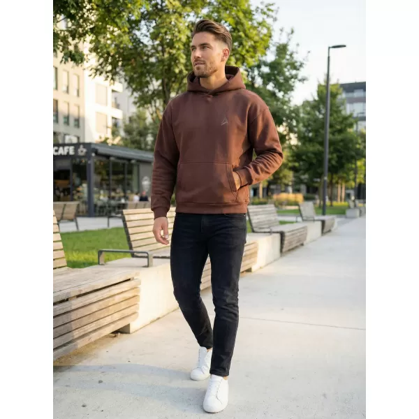  Muški sweatshirt ALTISPORT BYB/ALM002BY284 ČOKOLADNO SMEĐA 