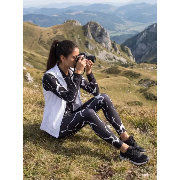  Ženska premium funkcionalna termo majica dugih rukava ALTISPORT VOJ/ALW052TER01 CRNA 