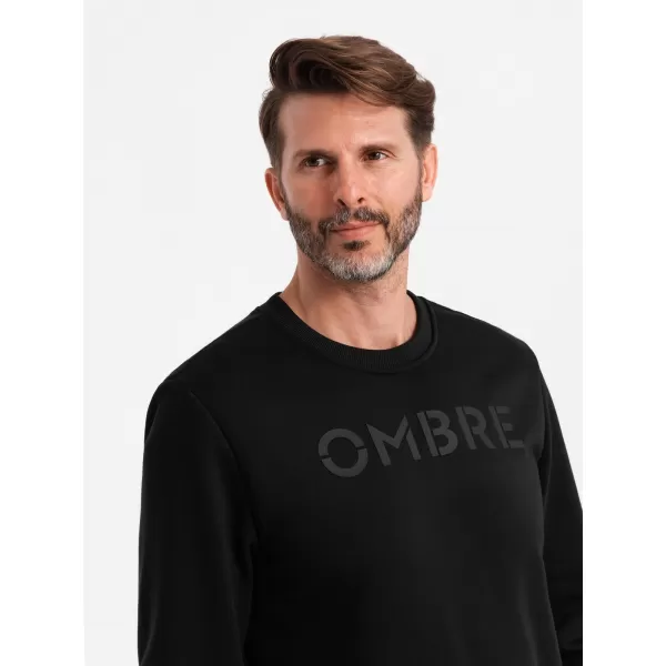  Muška dukserica OMBRE OM-SSPS-0181 CRNI 