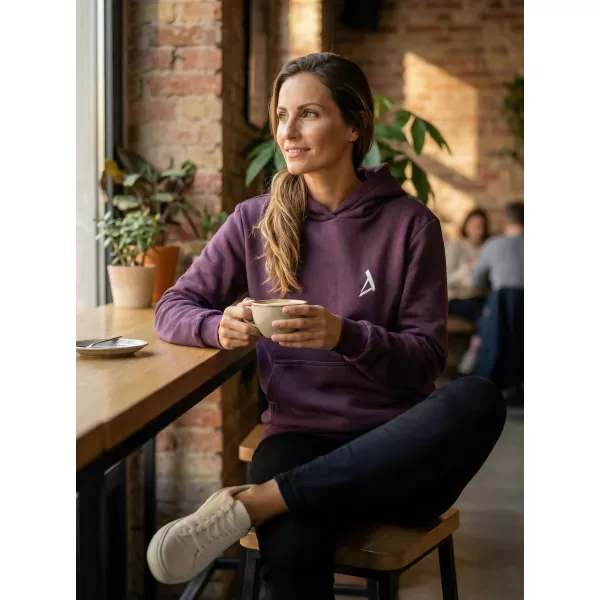  Ženski sweatshirt ALTISPORT BYB/ALW002BY289 TAMNOCRVENA 
