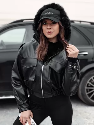 Ženska jakna DSTREET SOFTREBEL TY4762 CRNI