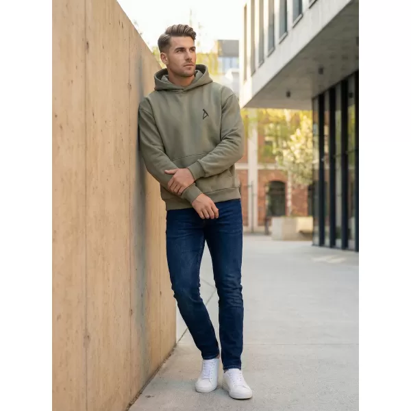  Muški sweatshirt ALTISPORT BYB/ALM002BY284 MASLINA 