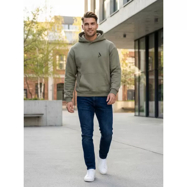  Muški sweatshirt ALTISPORT BYB/ALM002BY284 MASLINA 