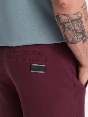 Kratke hlače OMBRE OM-SRBS-0149 KESTEN
