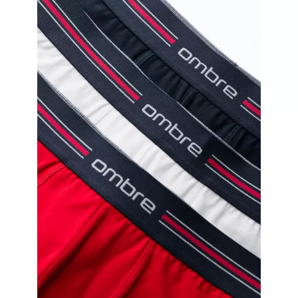  Kratke hlače OMBRE OM-UNBO-0109 3 PACK MIX BIJELA 