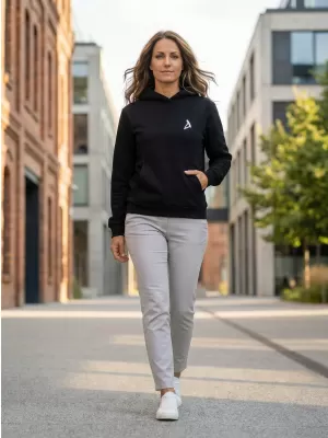 Ženski sweatshirt ALTISPORT BYB/ALW002BY289 CRNA