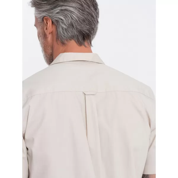  Košulja OMBRE OM-SHSS-0168 KREMA 