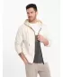 Muška dukserica OMBRE OM-SSBZ-0178 KREMA