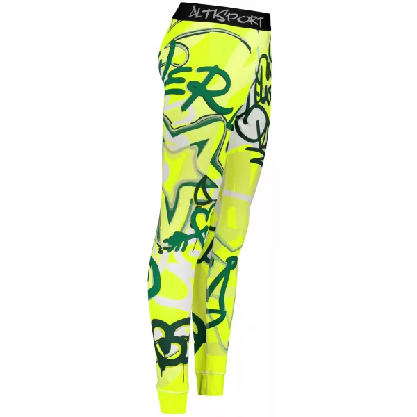  Muške premium funkcionalne termo hlače ALTISPORT VOJ/ALM054TER02 FLUORESCENTNO ZELENA 