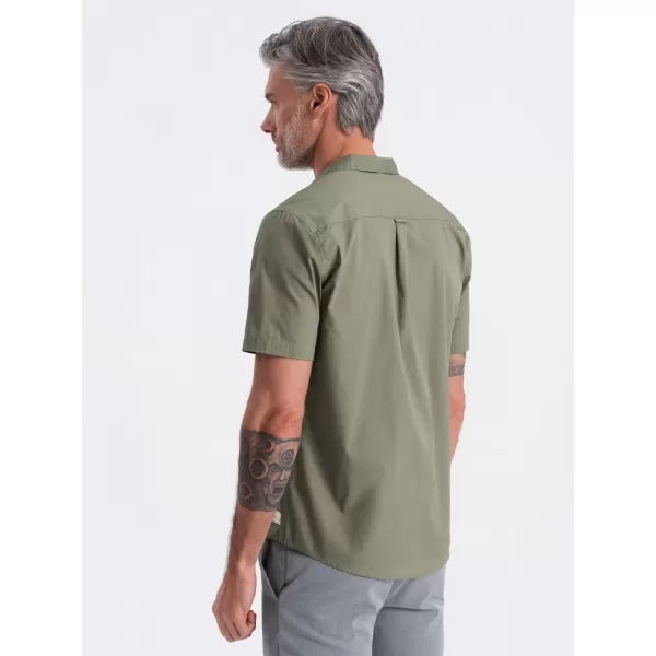  Košulja OMBRE OM-SHSS-0168 KAKI 