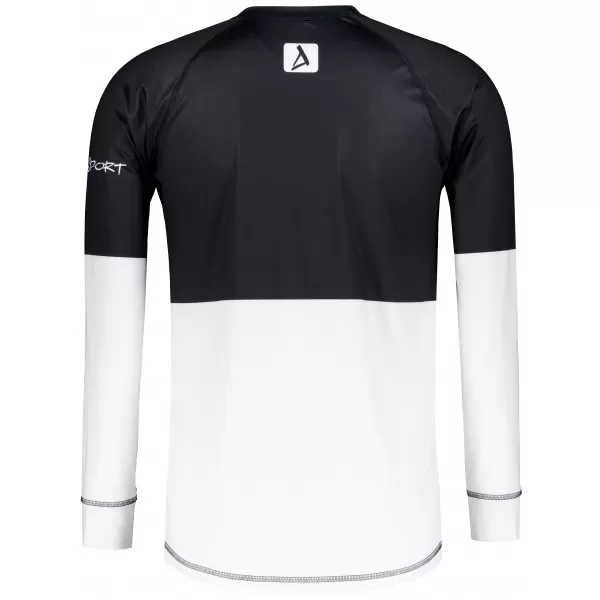  Vrhunska muška funkcionalna termo majica dugih rukava ALTISPORT VOJ/ALM051TER01 CRNO-BIJELO 