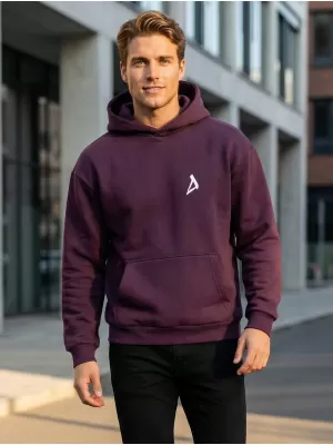 Muški sweatshirt ALTISPORT BYB/ALM002BY284 TAMNOCRVENA
