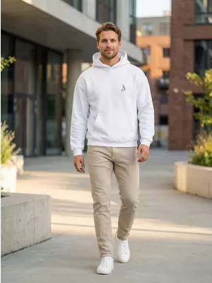 Muški sweatshirt ALTISPORT BYB/ALM002BY284 BIJELA