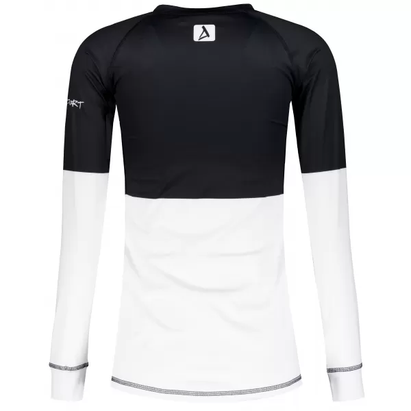  Ženska premium funkcionalna termo majica dugih rukava ALTISPORT VOJ/ALW051TER01 CRNO-BIJELO 