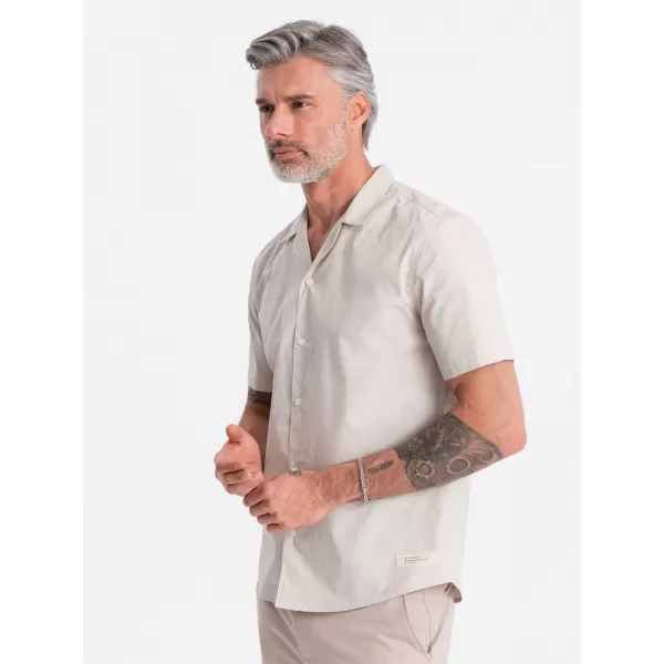  Košulja OMBRE OM-SHSS-0168 KREMA 