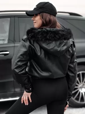 Ženska jakna DSTREET SOFTREBEL TY4762 CRNI