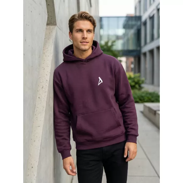  Muški sweatshirt ALTISPORT BYB/ALM002BY284 TAMNOCRVENA 