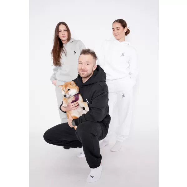  Muški sweatshirt ALTISPORT BYB/ALM002BY284 CRNA 