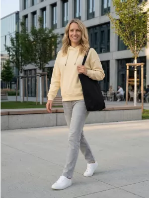 Ženski sweatshirt ALTISPORT NoPrint NP/ALW124 BURBONSKA VANILIJA
