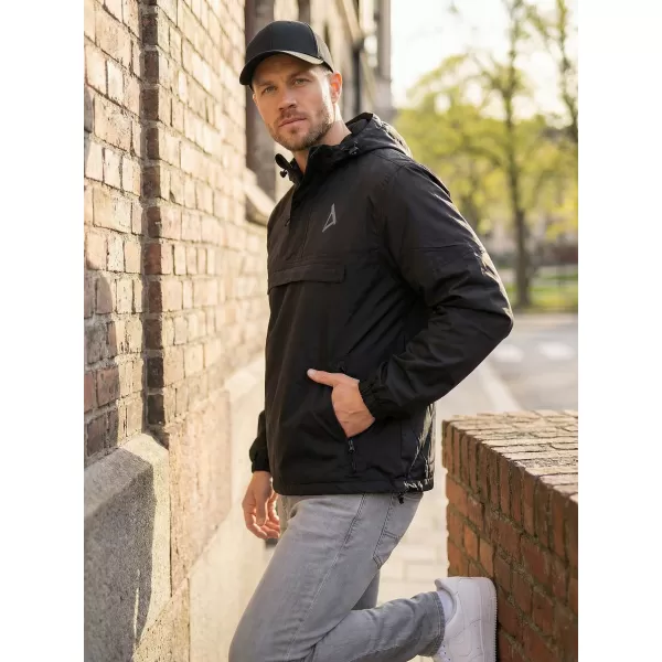  Muška vjetrovka preko glave ALTISPORT BYB/ALM002B3162 CRNA 