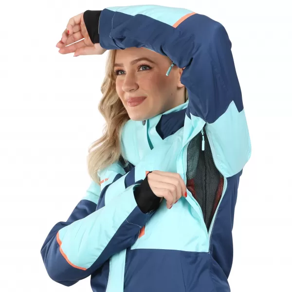  Ženska skijaška jakna ALPINE PRO DEARA LJCD654 PLAVI 