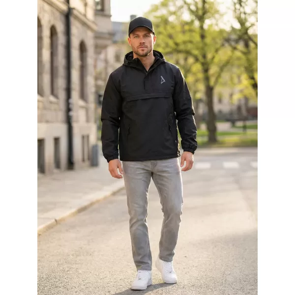  Muška vjetrovka preko glave ALTISPORT BYB/ALM002B3162 CRNA 