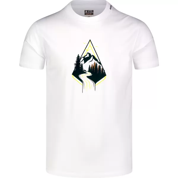  Muška pamučna majica NORDBLANC ARROWHEAD NBFMT8140 BIJELA 