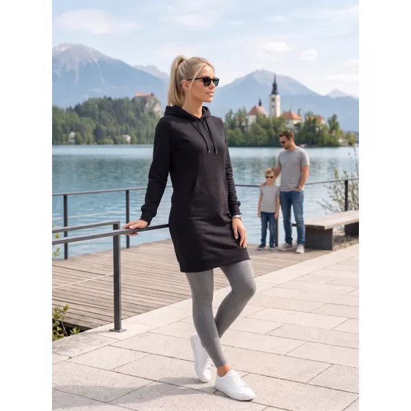  Ženska produžena majica ALTISPORT NoPrint NP/ALW914 CRNA 