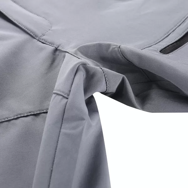  Muške softshell kratke hlače ALPINE PRO BAK MPAC711 SIVA 