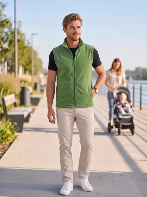 Unisex prsluk od flisa ALTISPORT NoPrint NP/ALU815 TRAVA ZELENA