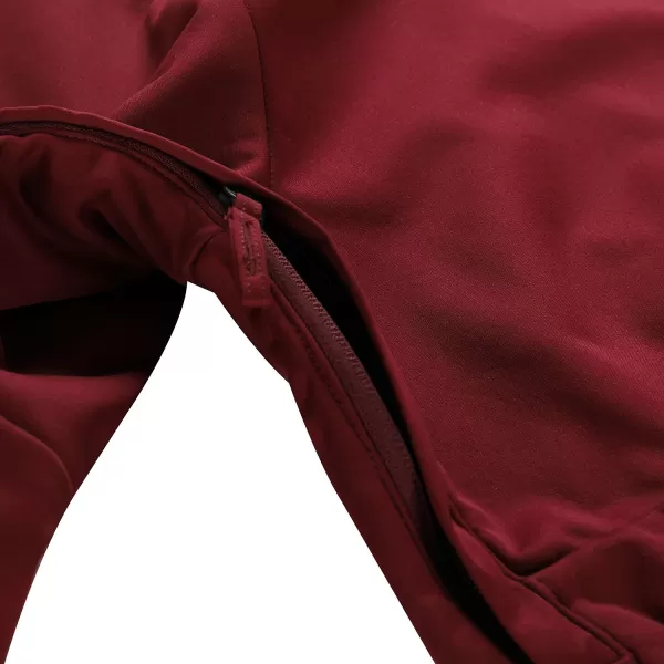  Muška skijaška softshell jakna ALPINE PRO JARG MJCD699 RUŽINO DRVO 