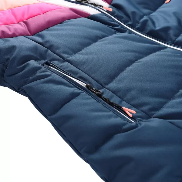  Ženska jakna od pera ALPINE PRO FEEDRA LJCB604 PLAVI 