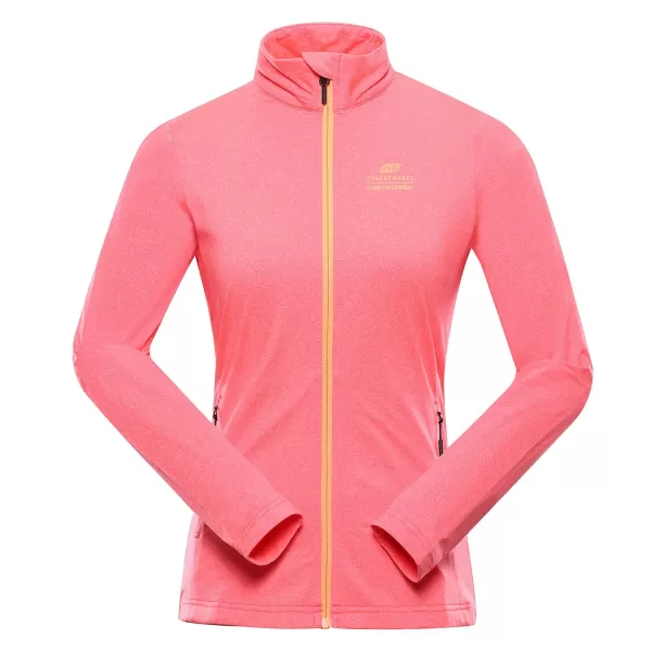  Ženska majica ALPINE PRO GOLLA LSWB407 NEONSKI KORALJ 