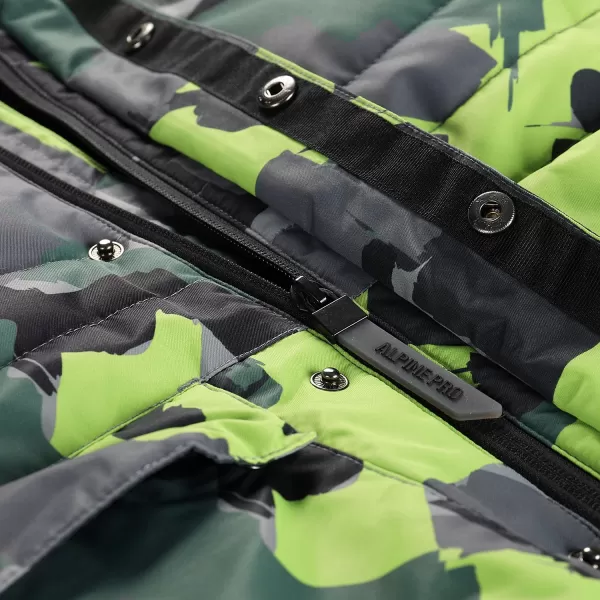  Jakna ALPINE PRO WERDO KJCD335 ZELENA 