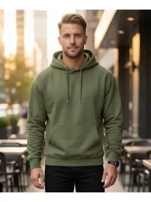 Muški sweatshirt ALTISPORT NoPrint NP/ALM024 KAKI