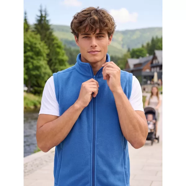  Unisex prsluk od flisa ALTISPORT NoPrint NP/ALU815 AZURNO PLAVA 