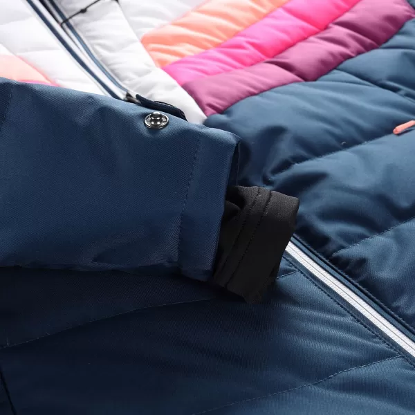  Ženska jakna od pera ALPINE PRO FEEDRA LJCB604 PLAVI 