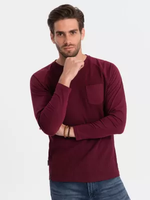 Košulja OMBRE OM-LSCL-0109 KESTEN