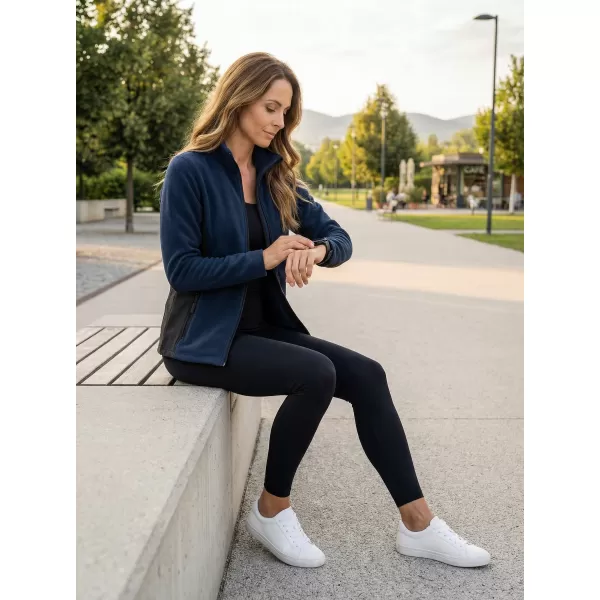  Ženska majica od flisa ALTISPORT NoPrint NP/ALW825 TAMNOPLAVA 