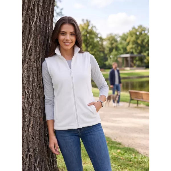  Unisex prsluk od flisa ALTISPORT NoPrint NP/ALU815 BIJELA 